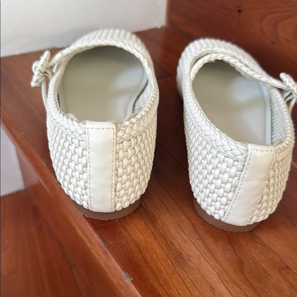 White Braided Shoes - Picture 3 of 5